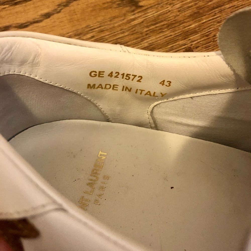 COURT CLASSIC GOLDEN METALLIC CALIFORNIA SNEAKERS - Picture 5 of 6